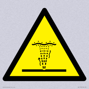 W515 Warning: Geyser (water/air) water jet